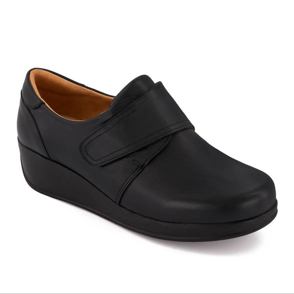 NEW ANDREA women's wedge heel shoes in black
